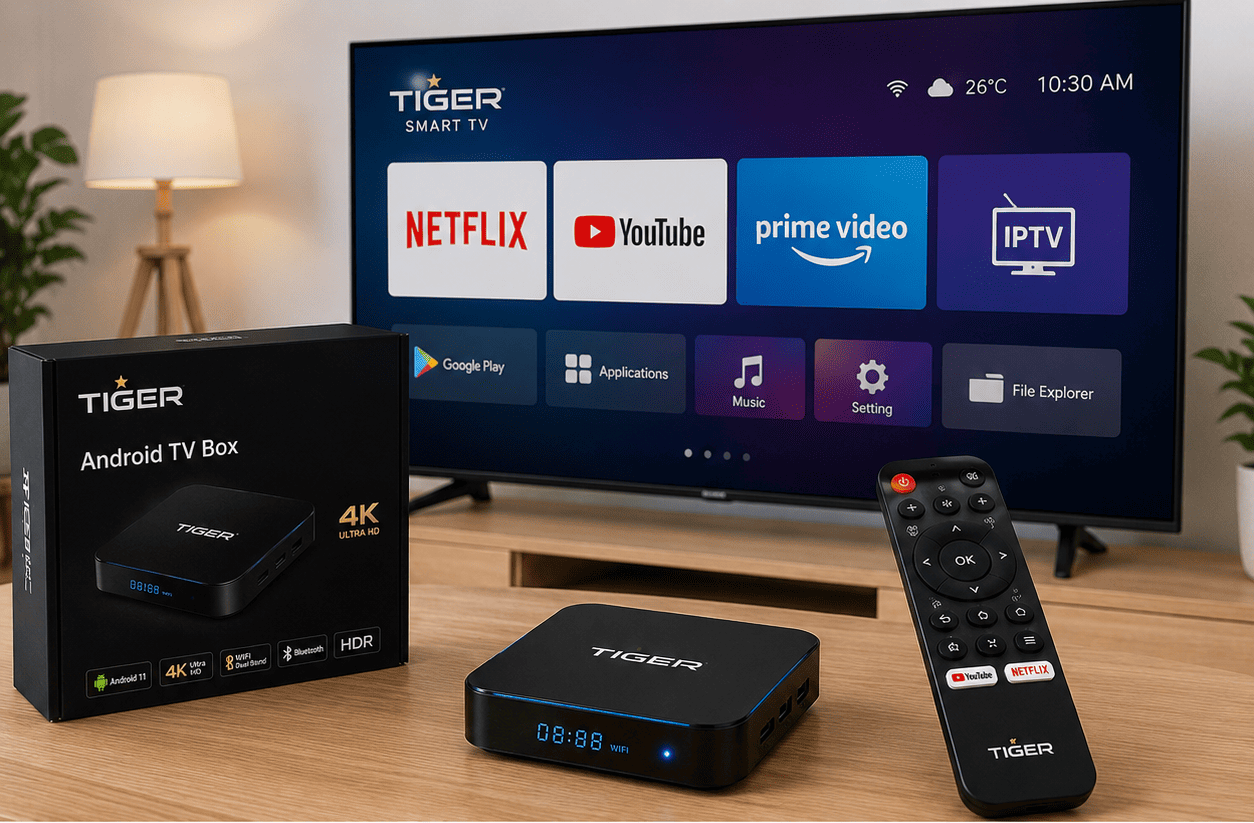 Android TV Box TIGER Maroc