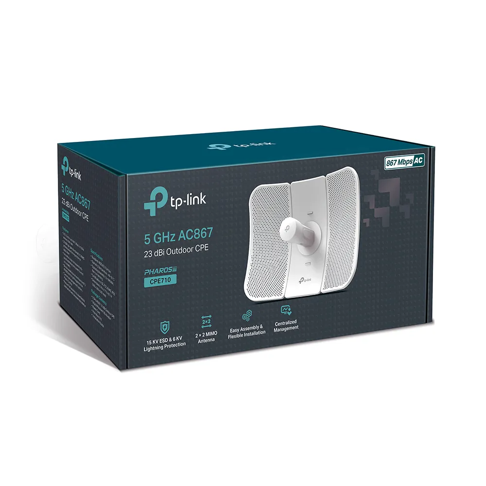 Station CPE WiFi Outdoor 5 GHz AC 867 Mbps 23dBi – Image 4